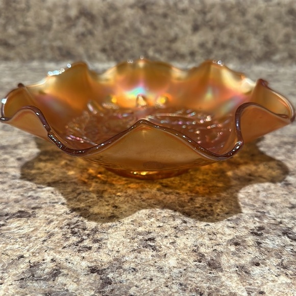 Orange glass keybowl - Picture 3 of 3